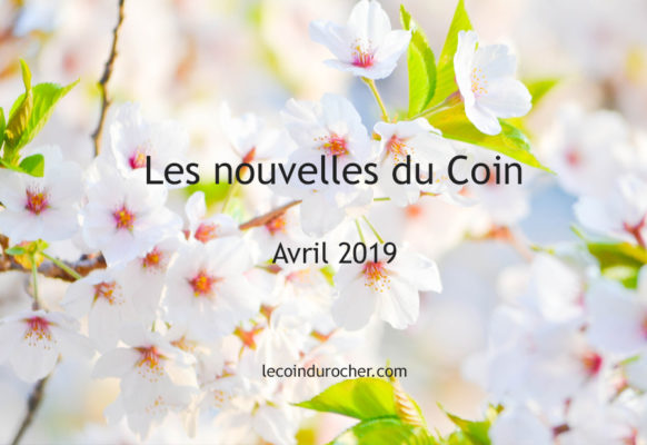 Avril 2019 Newsletter Le Coin restaurant April 2019